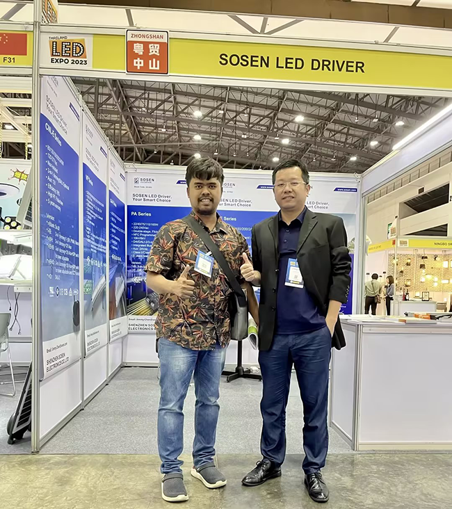 Sosen LED Driver exhibits in LED EXPO Thailand.png